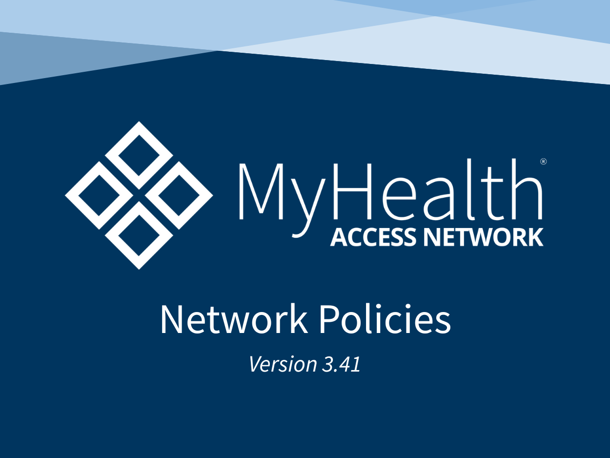 Updates to MyHealth’s Network Policies – Effective September 1, 2025